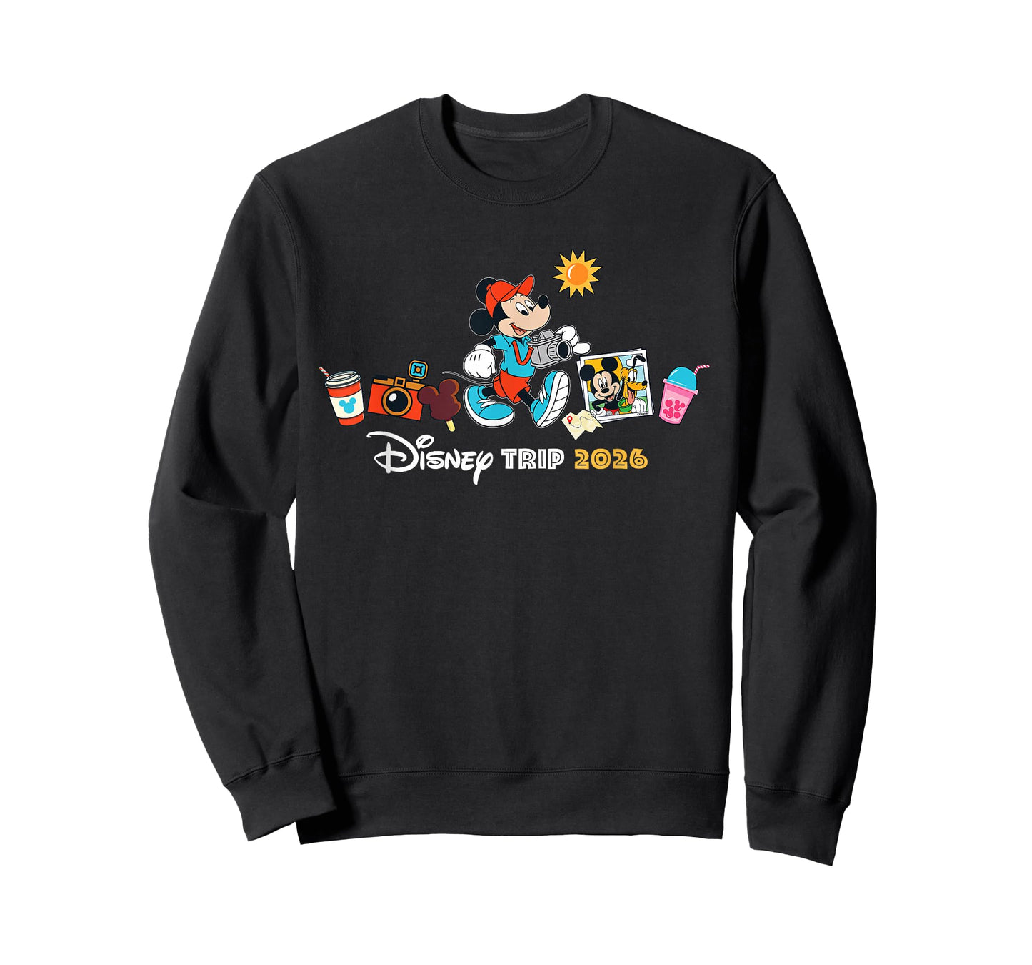 Disney Mickey Mouse Disney Trip 2026 Retro Vacation Matching T-Shirt