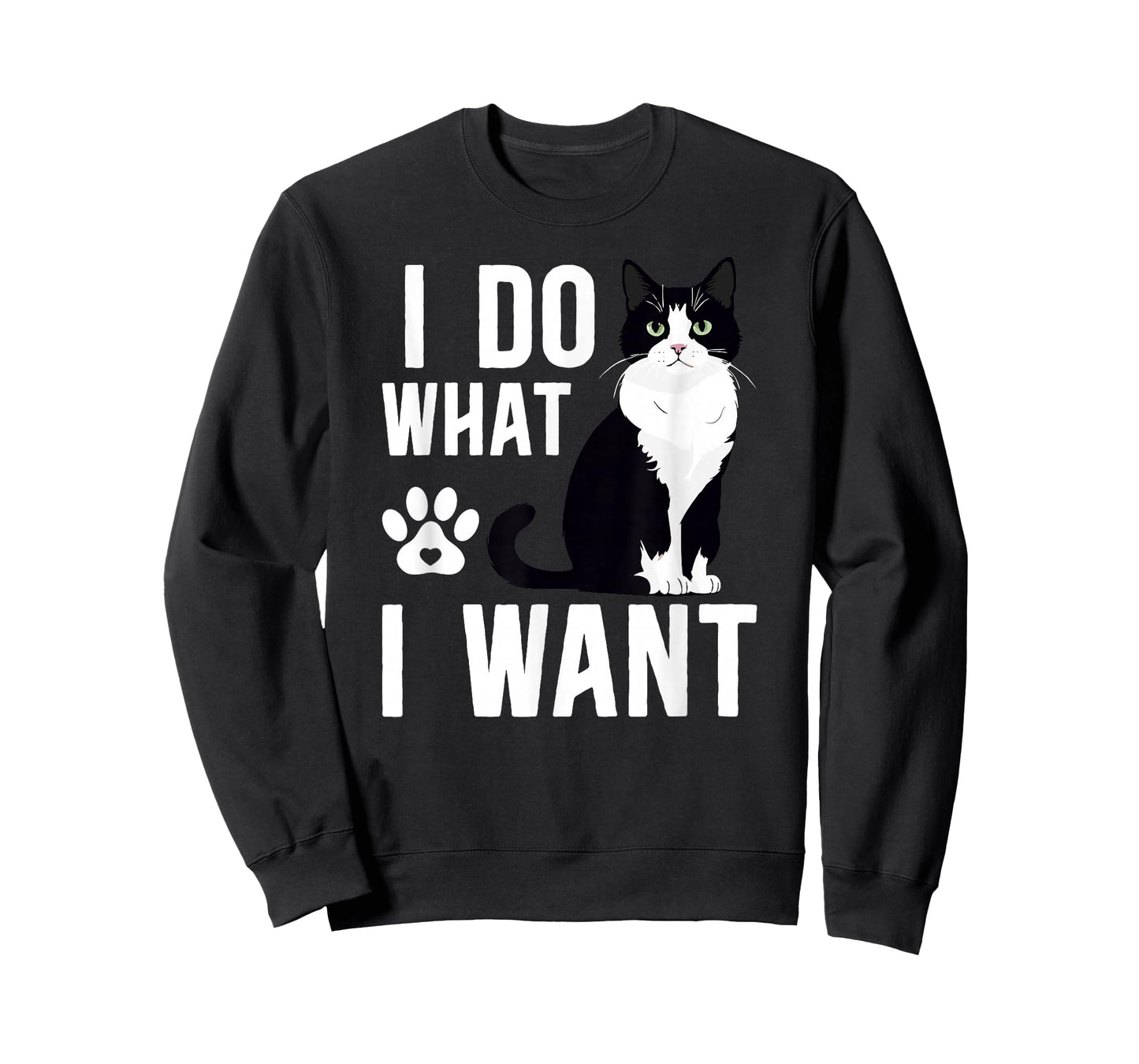 I Do What I Want Tuxedo Cat Owner Tuxedo Cat Lover T-Shirt