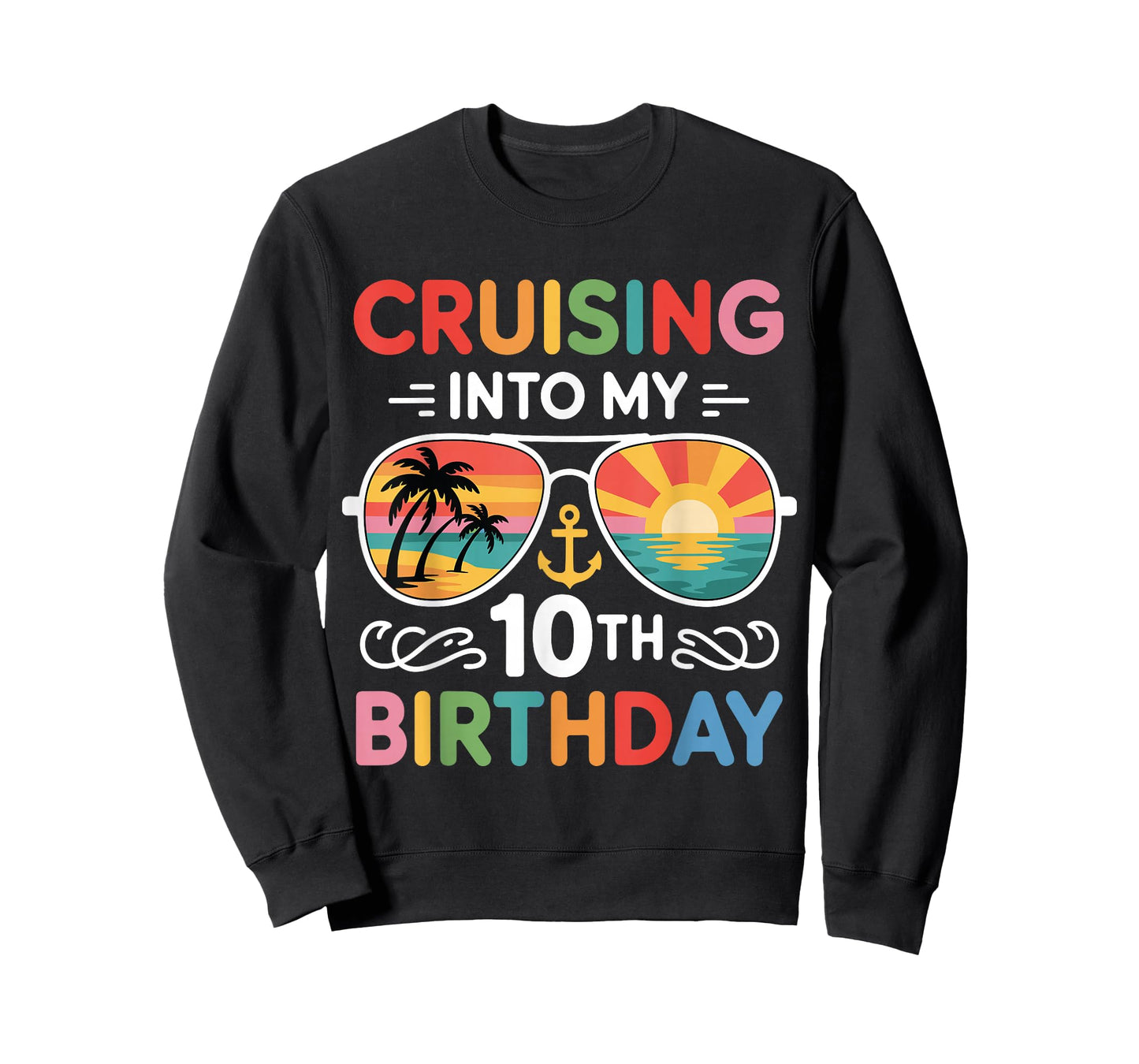 Cruise Vacation Trip Cruising Into My 10th Birthday Summer T-Shirt