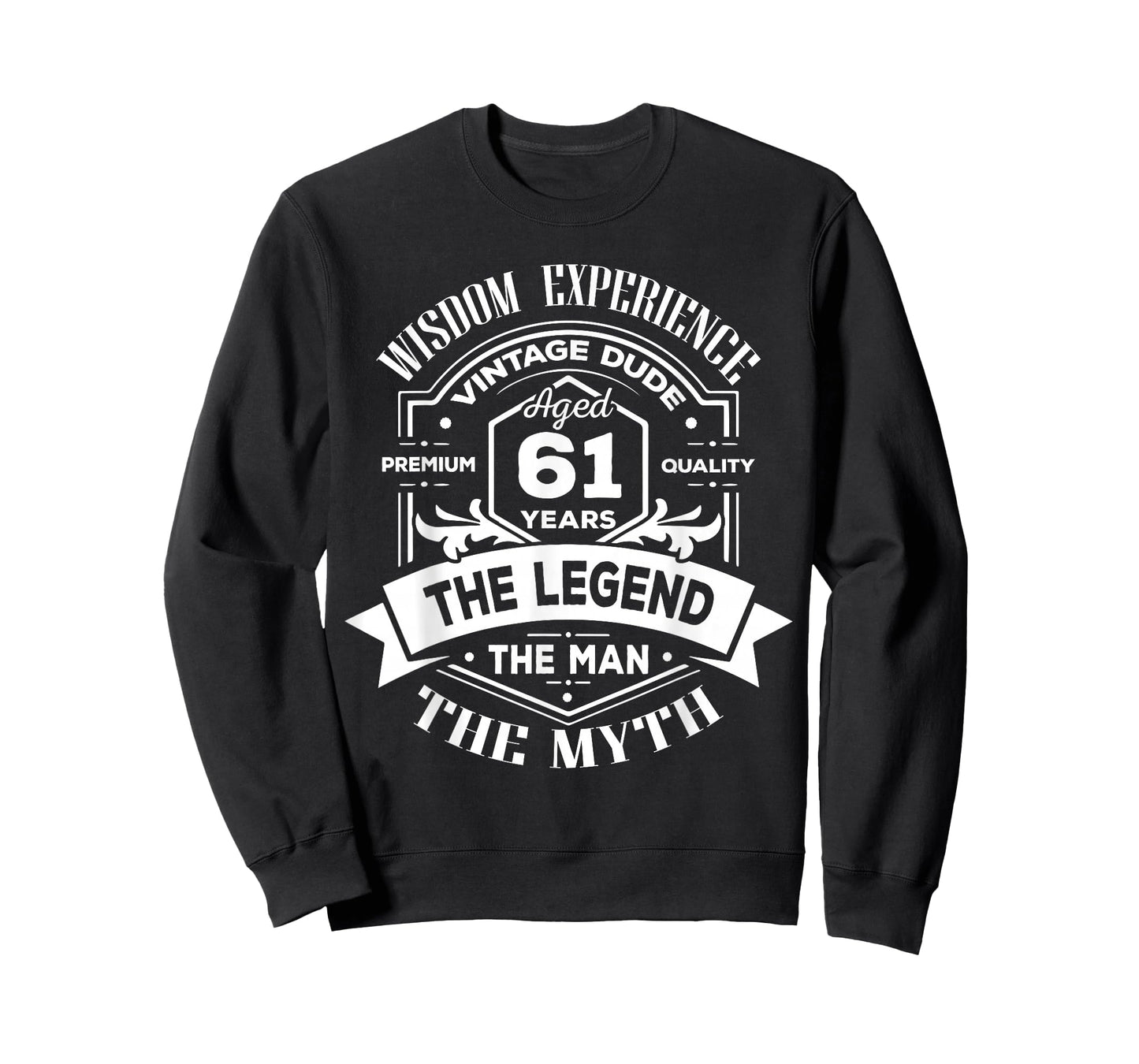 Vintage The Man Myth Legend 61 Birthday Tee for 61 Years Old T-Shirt