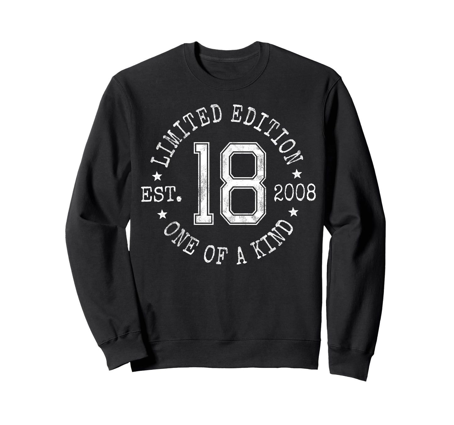 Limited Edition Est 2008 One of a Kind 18th Birthday T-Shirt