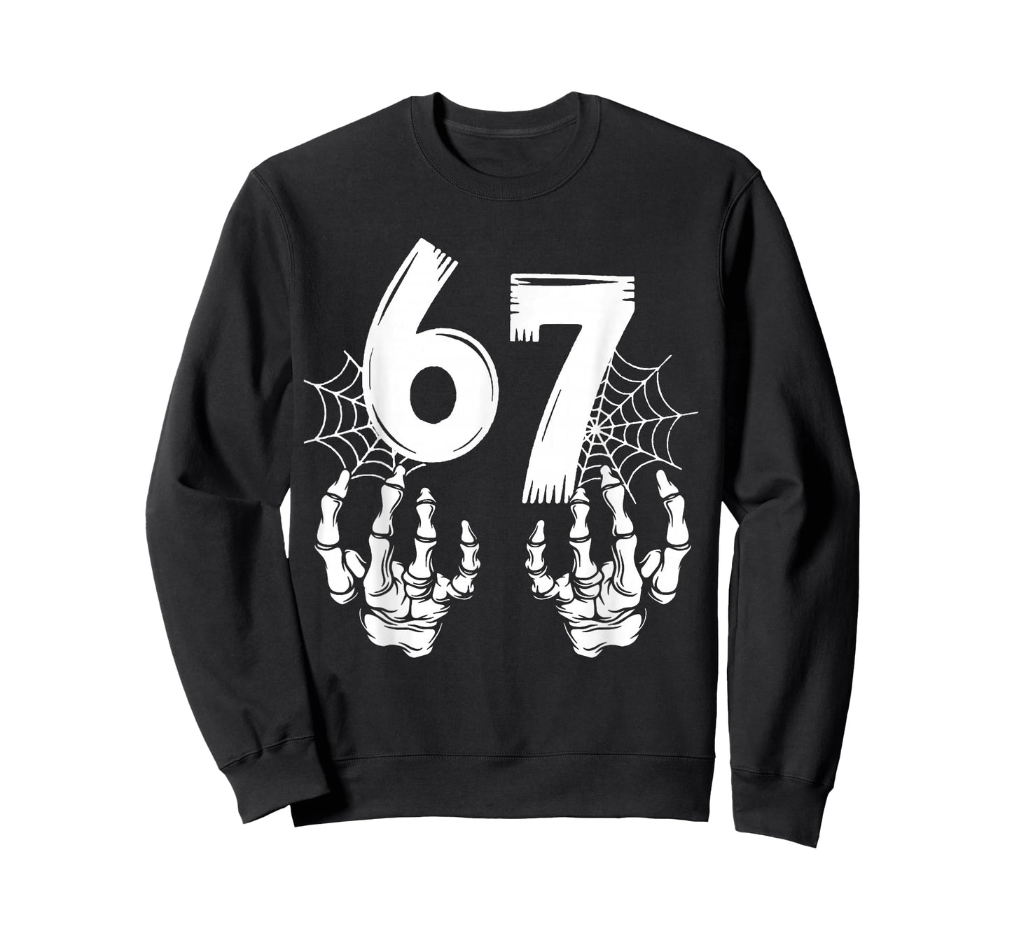 Funny Six Seven 6 7 Meme Number 67 Design Couples Halloween T-Shirt