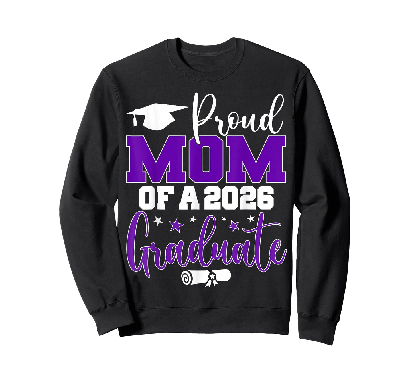Mom Senior 2026 Proud Mom of A Class of 2026 Graduate T-Shirt