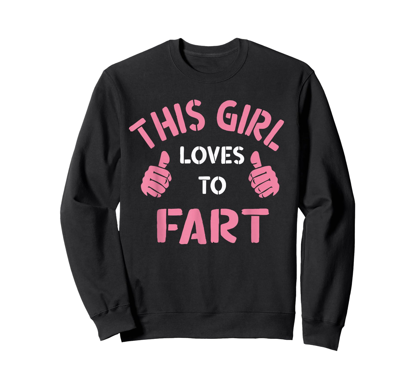 Vintage Funny Sarcastic Saying This Girl Loves to Fart T-Shirt