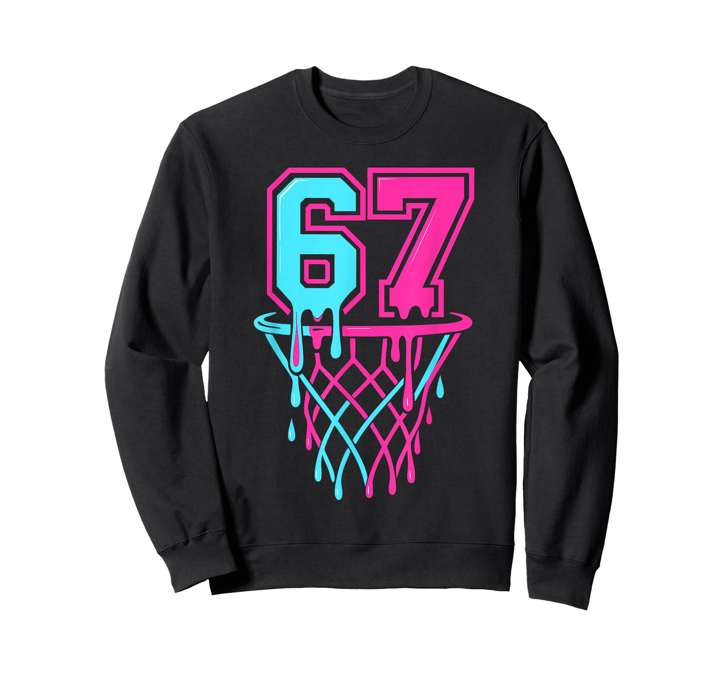 Drip 67 Basketball Six Seven Meme Game Day 6 7 Teens Boys T-Shirt