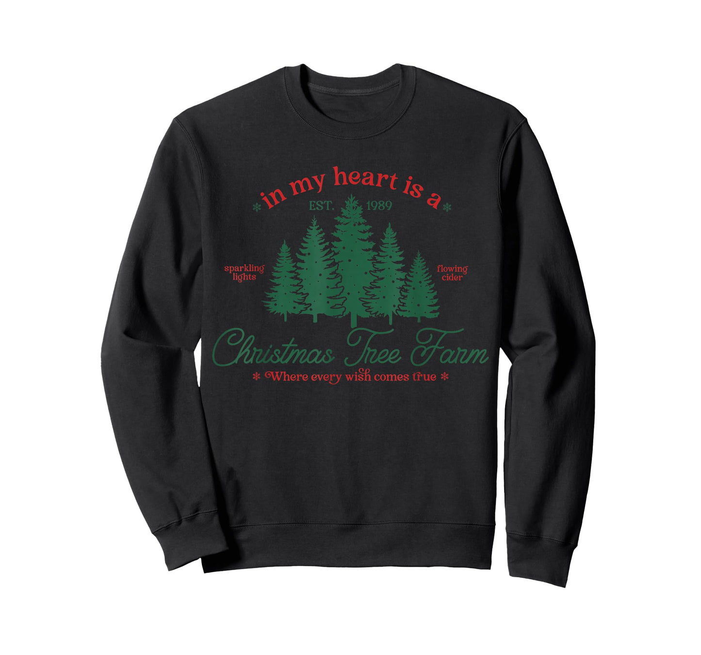 in My Heart is A Christmas Xmas Tree Farm Vintage Clothing T-Shirt