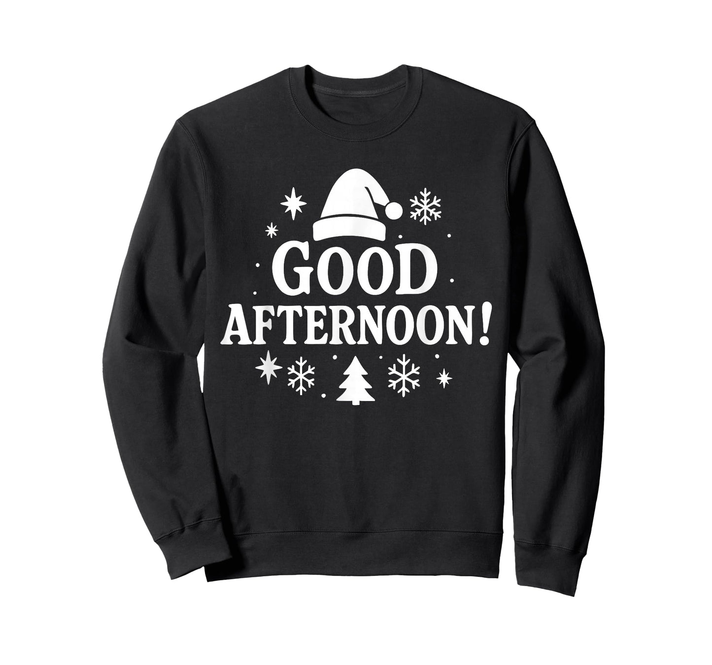 Good Afternoon Funny Christmas Holiday Cheer T-Shirt
