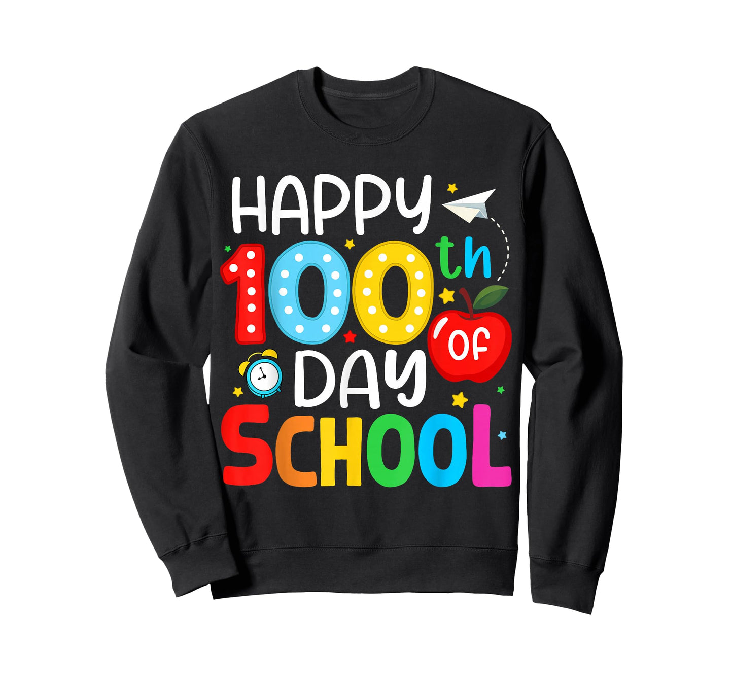 Happy 100 Day of School for Girl Teacher Adult Kid 100th Day T-Shirt