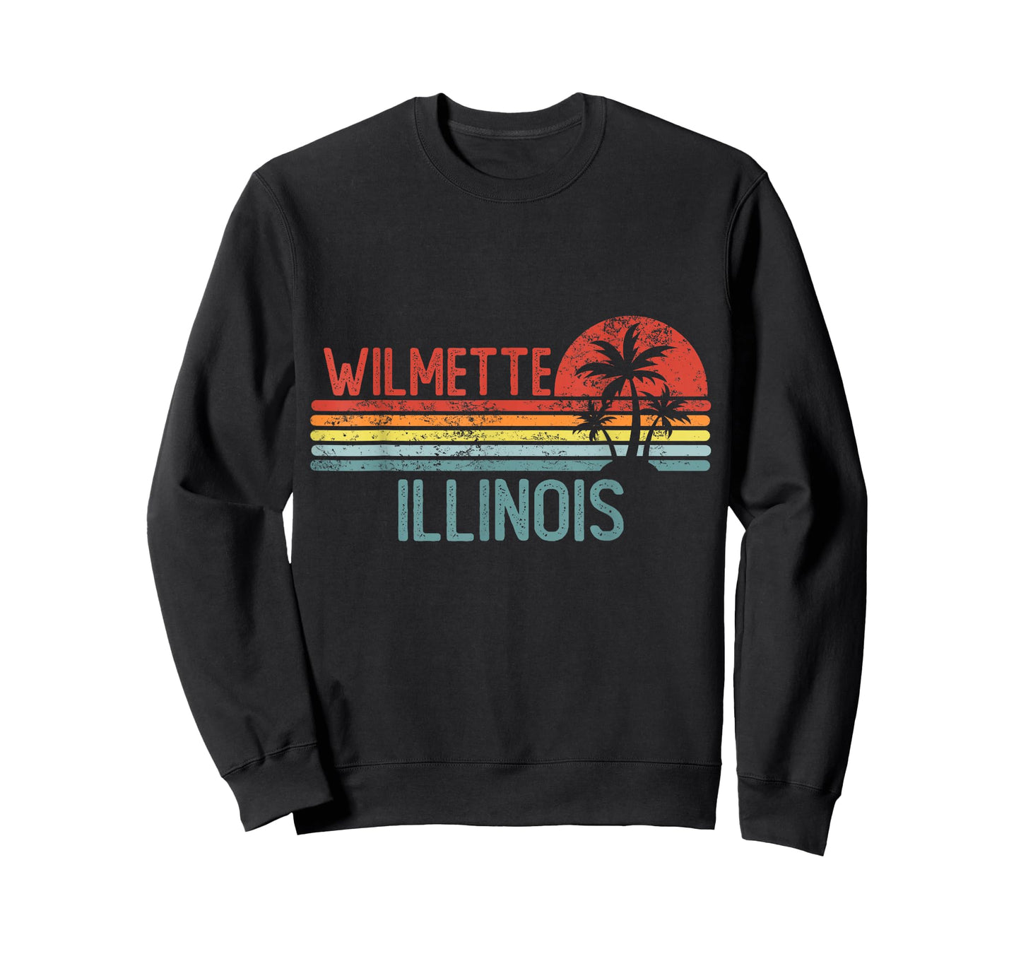 Wilmette Illinois Funny USA City Trip Home Roots T-Shirt