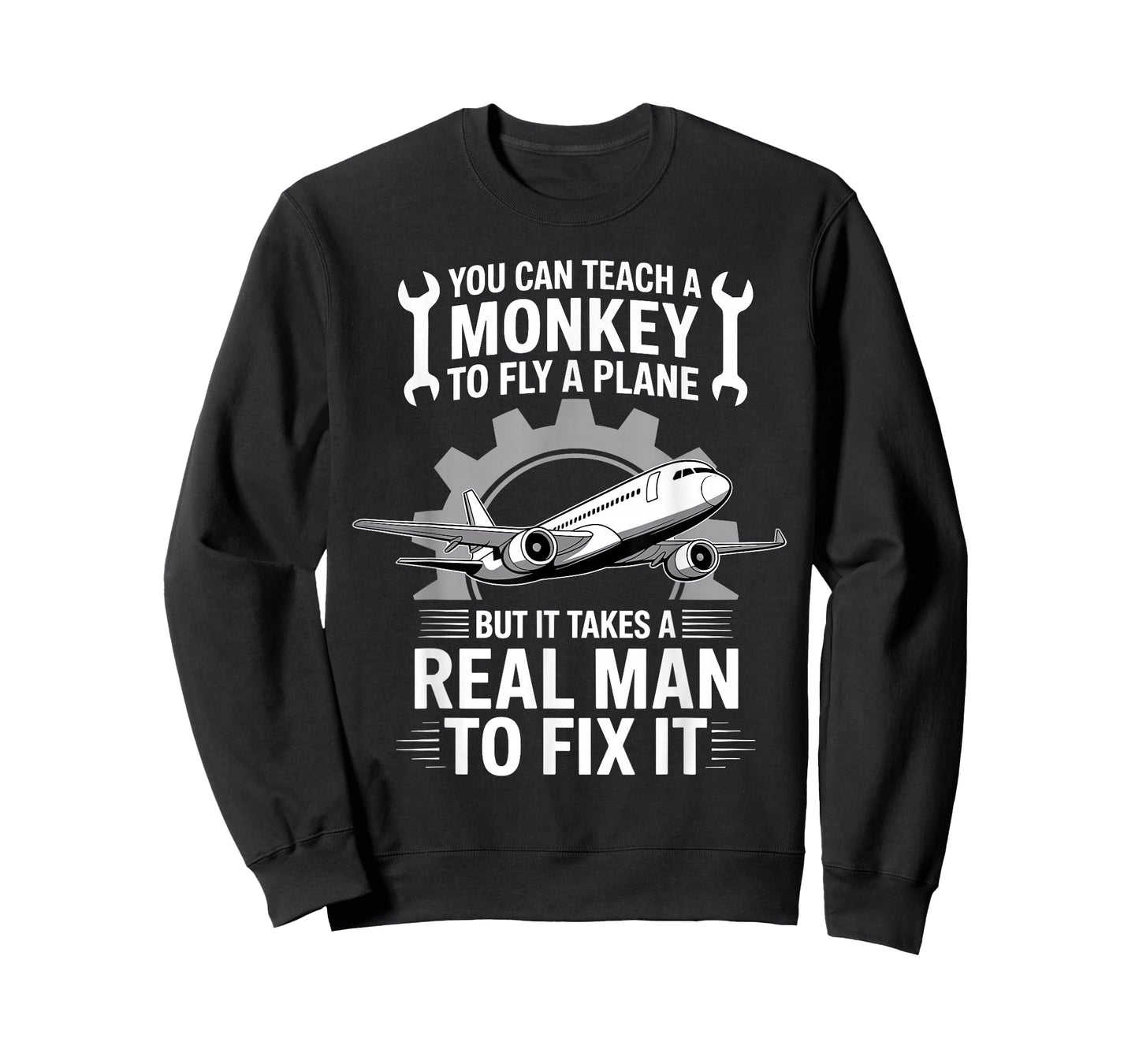 Funny Aircraft Mechanic Art for Men Boys Aircraft Technician T-Shirt