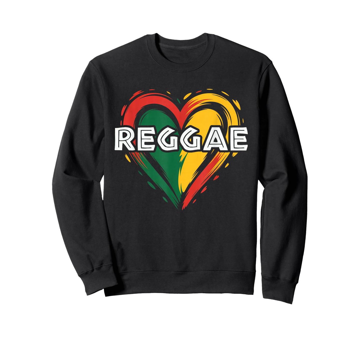 Reggae Music Heart Jamaica Rastafari Roots Jamaican T-Shirt
