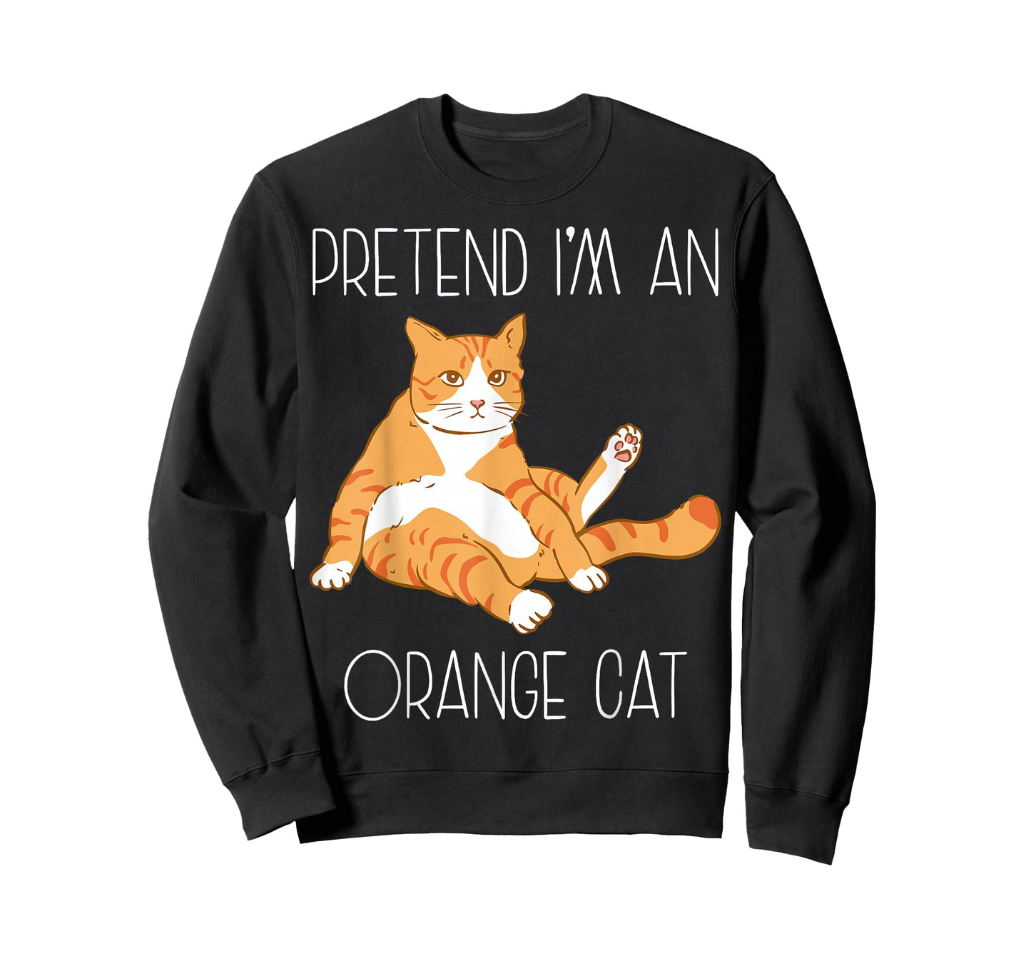 Pretend I'm an Orange Cat Halloween Costume Family Funny T-Shirt