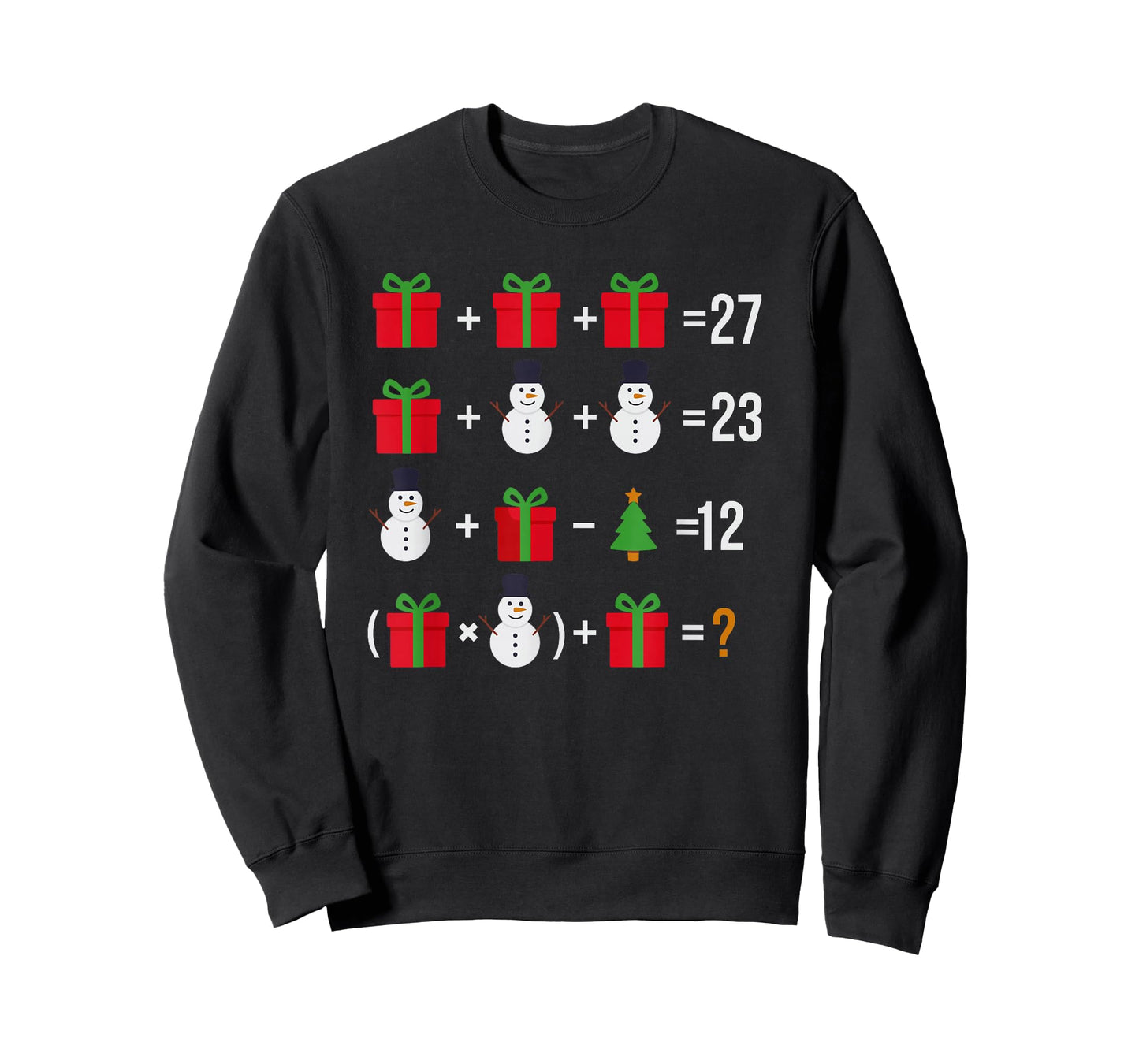 Funny 67 Meme Present Snowman Tree Math Teacher Christmas T-Shirt