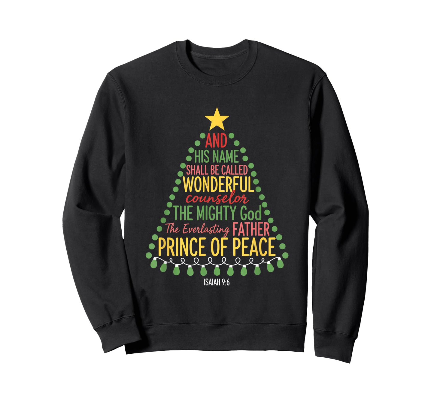Christian Isaiah 9:6 Christmas of Peace Wonderful T-Shirt