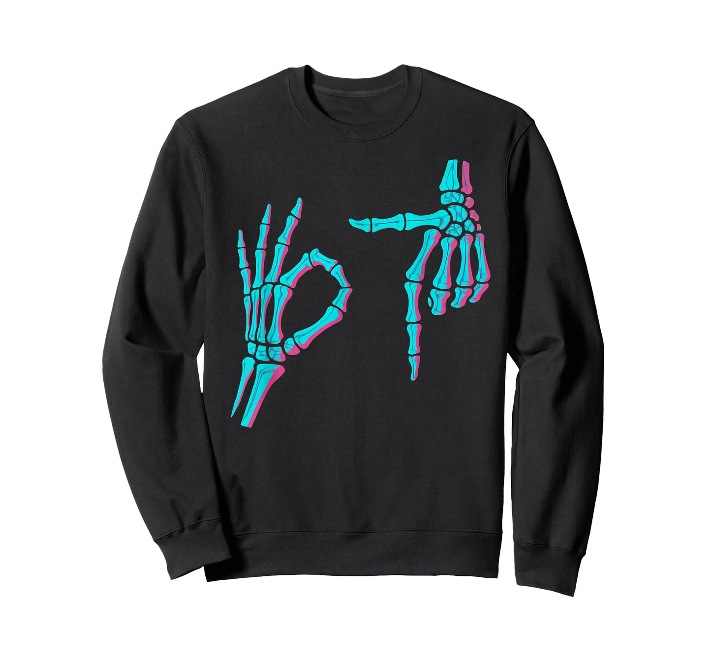 Skeleton Hand Funny Six Seven 6 7 Meme 67 Halloween Costume T-Shirt