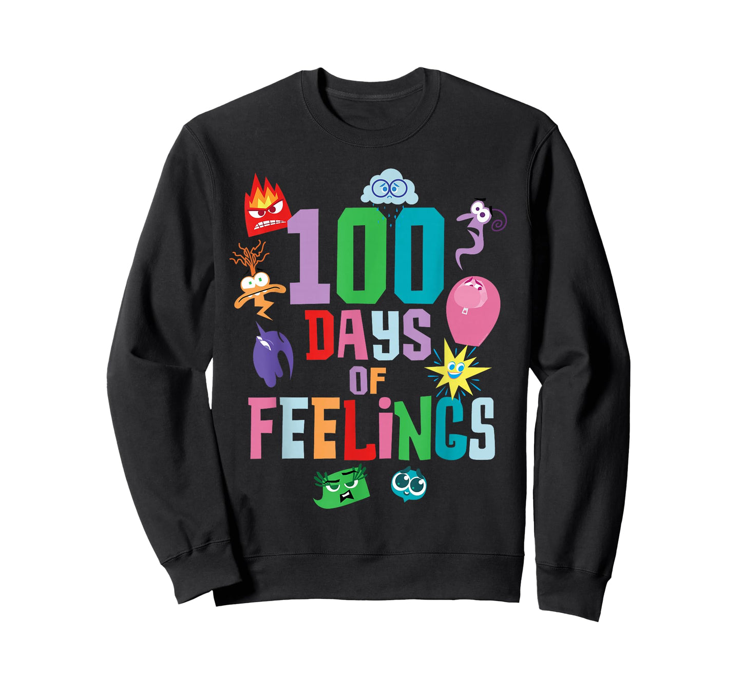 Disney & Pixar's Inside Out 100 Days of Feelings and School T-Shirt