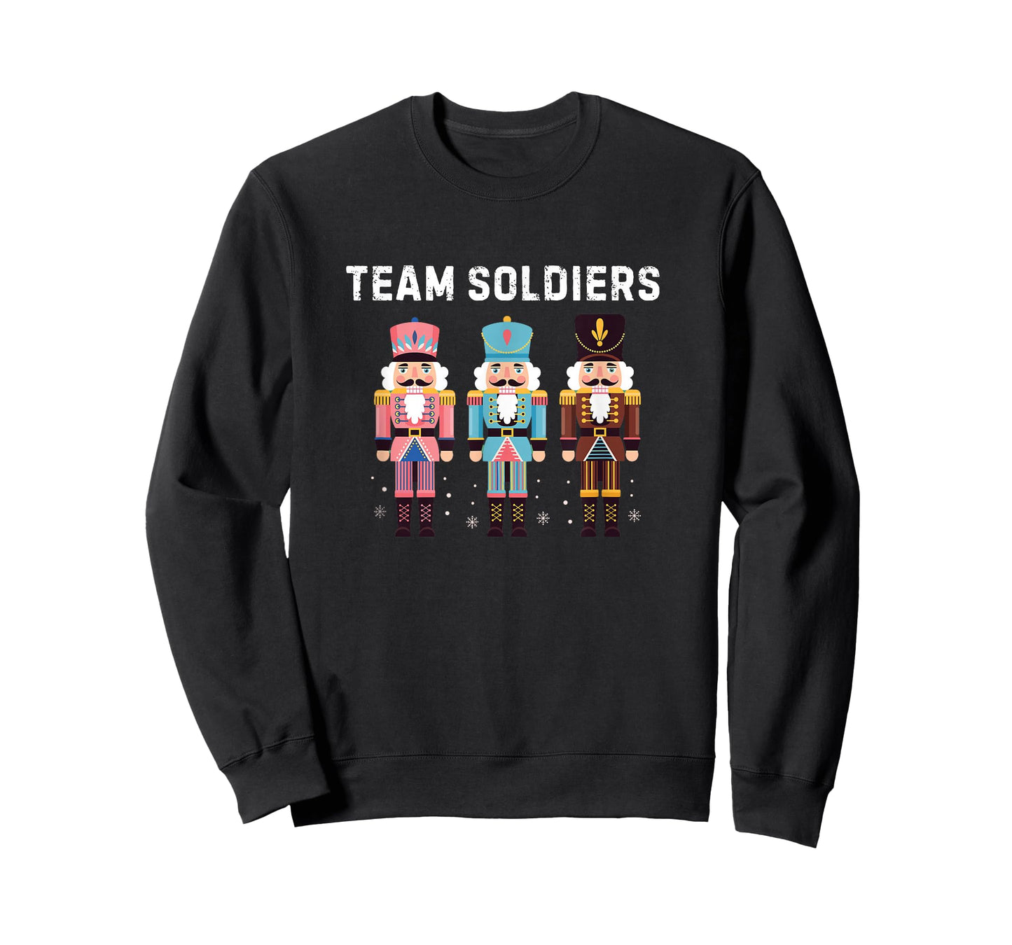 Team Soldiers Nutcracker Matching Funny Holiday Design T-Shirt