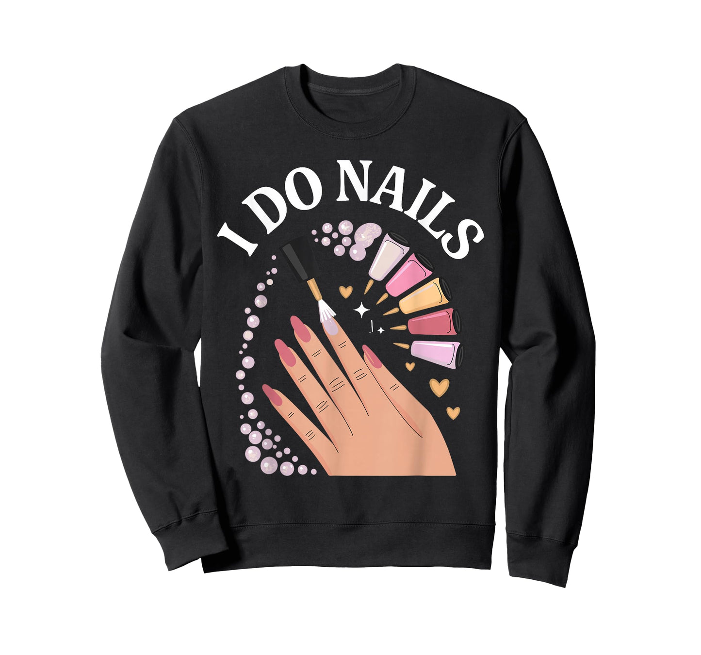 Cute Nail Tech Art for Women Girl Manicurist Nail Technician T-Shirt