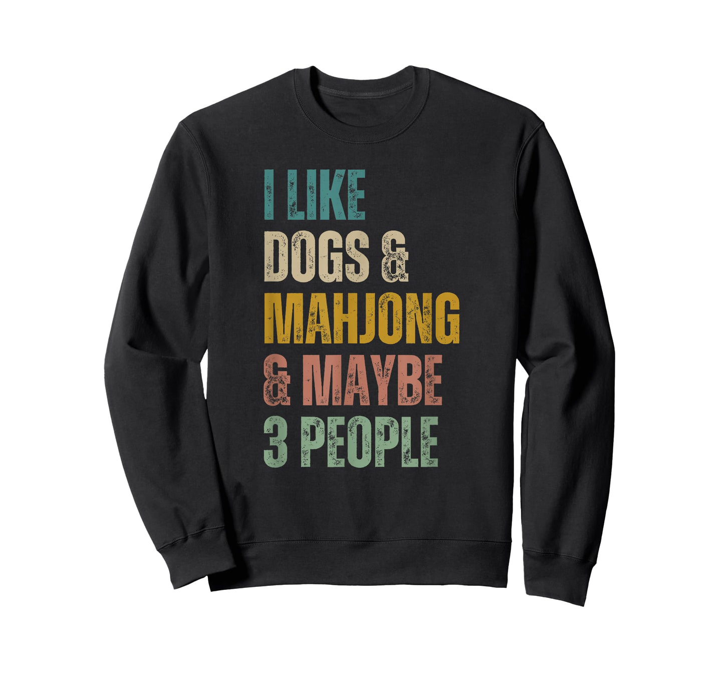 Funny Mahjong and Dogs Lover T-Shirt