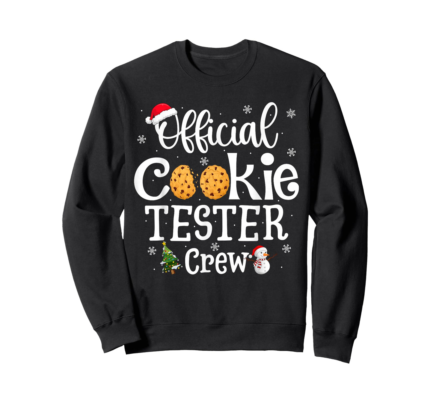 Official Cookie Tester Crew Family Baking Team Christmas T-Shirt