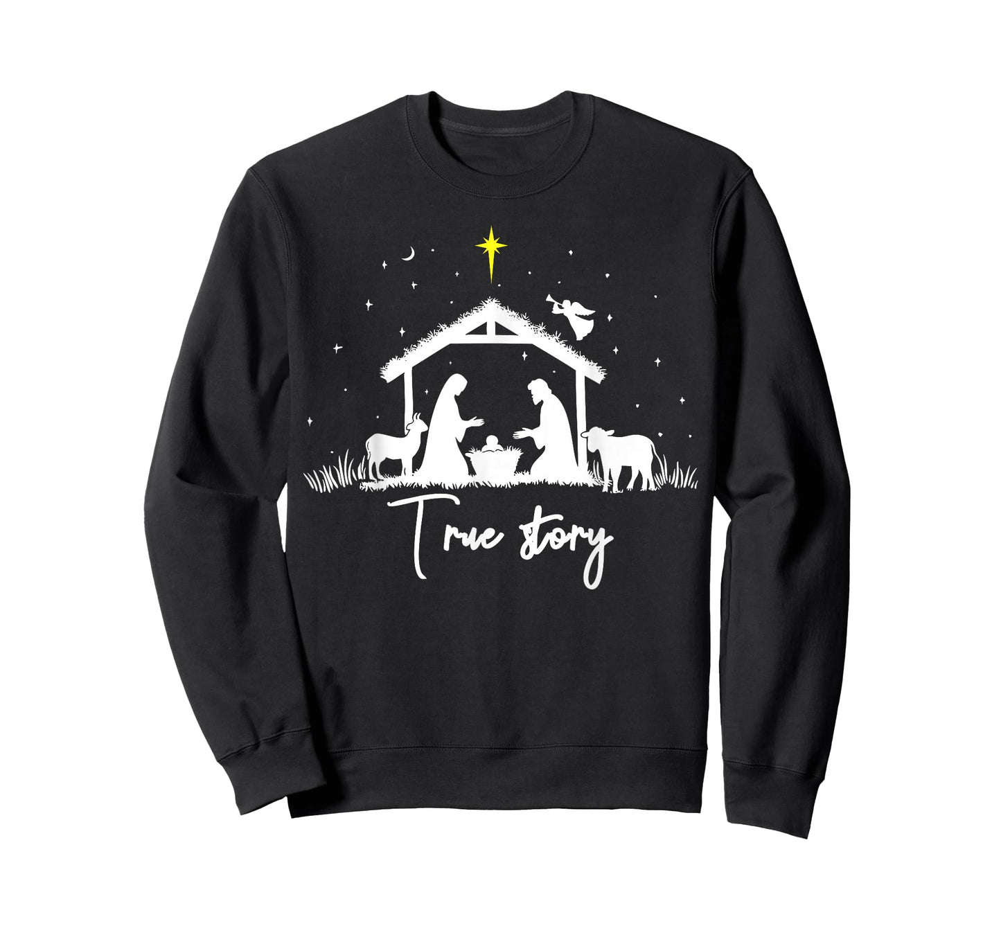 True Story of Jesus Birth Christmas Nativity Christmas T-Shirt