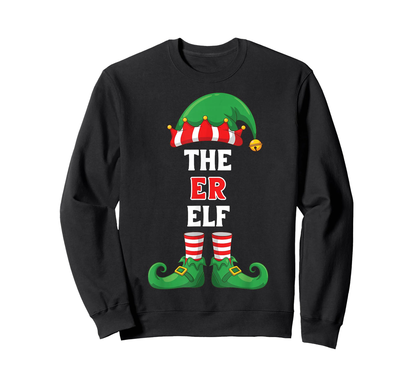 The ER Elf Shirt Christmas for ER Nurse Doctor Tech Top T-Shirt