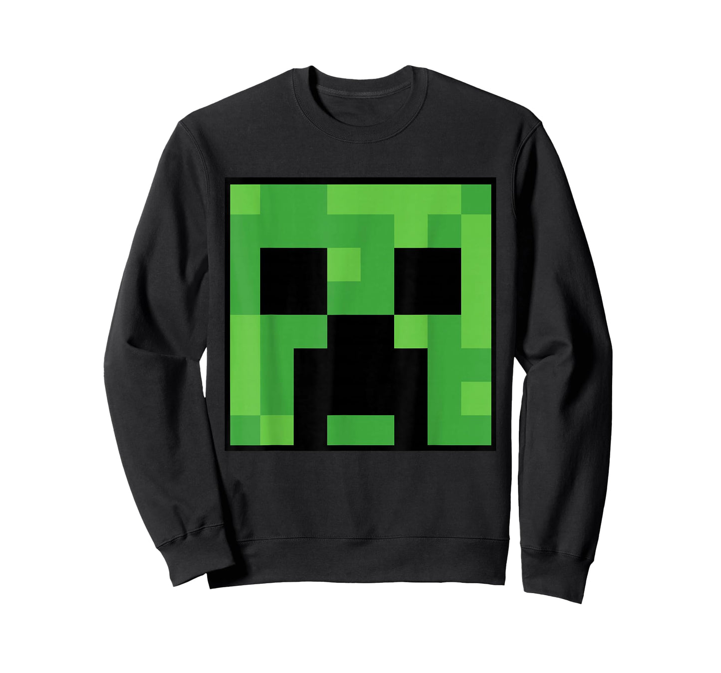 Minecraft Creeper Face Iconic Pixel Art T-Shirt