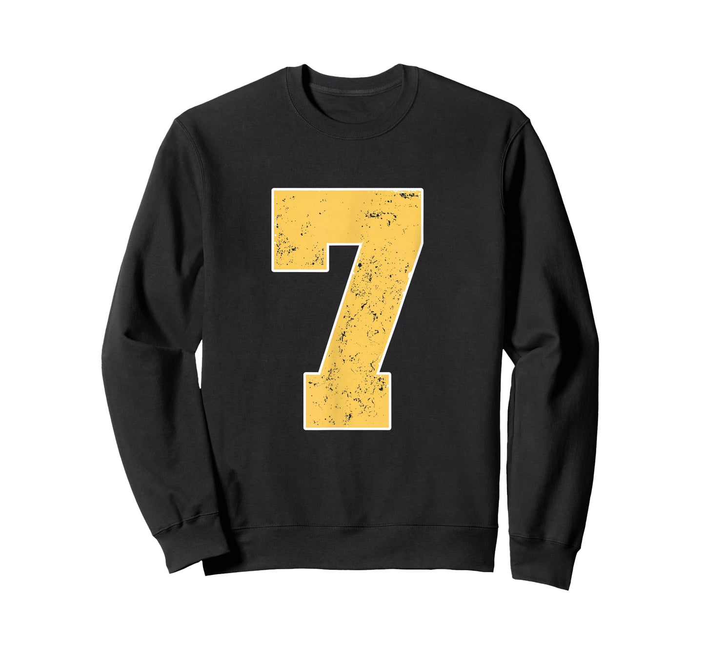 Number 7 Varsity Sports Team Jersey 7 Years Old 7th Birthday T-Shirt