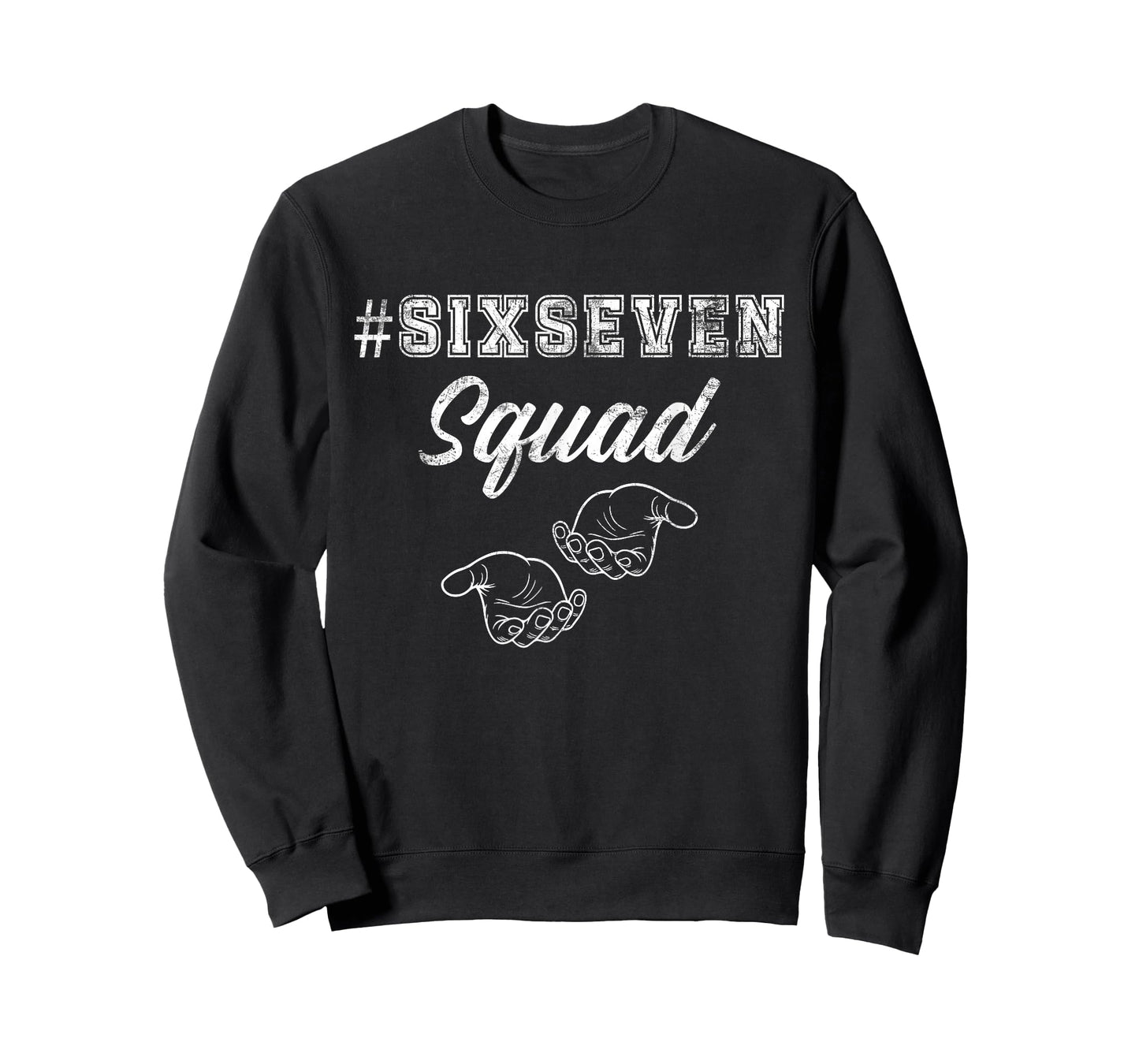 Six Seven Squad 67 Meme Funny Men Women Youth Boys Girls T-Shirt