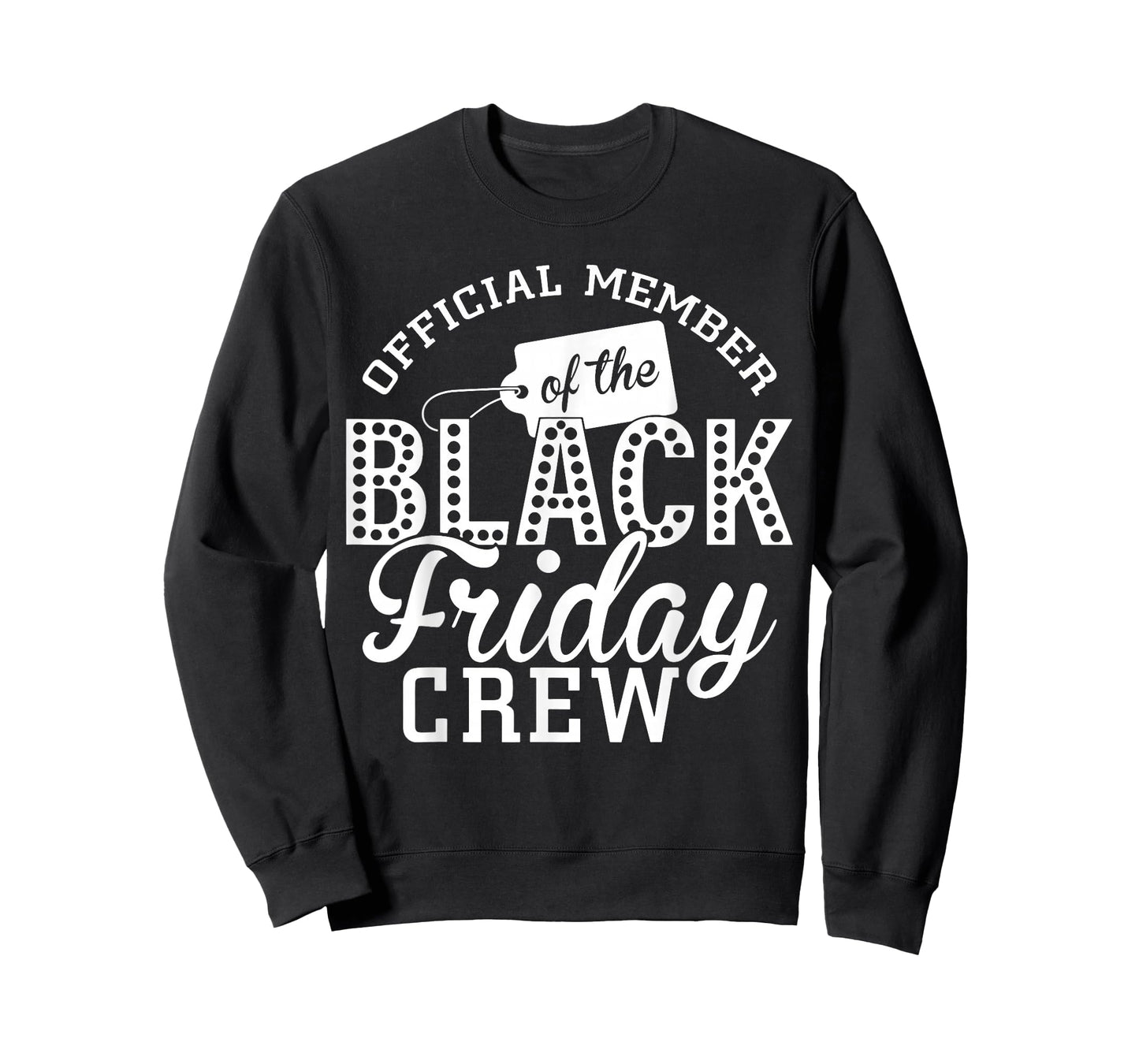 Funny Official Member of The Friday Shopping Crew Christmas T-Shirt