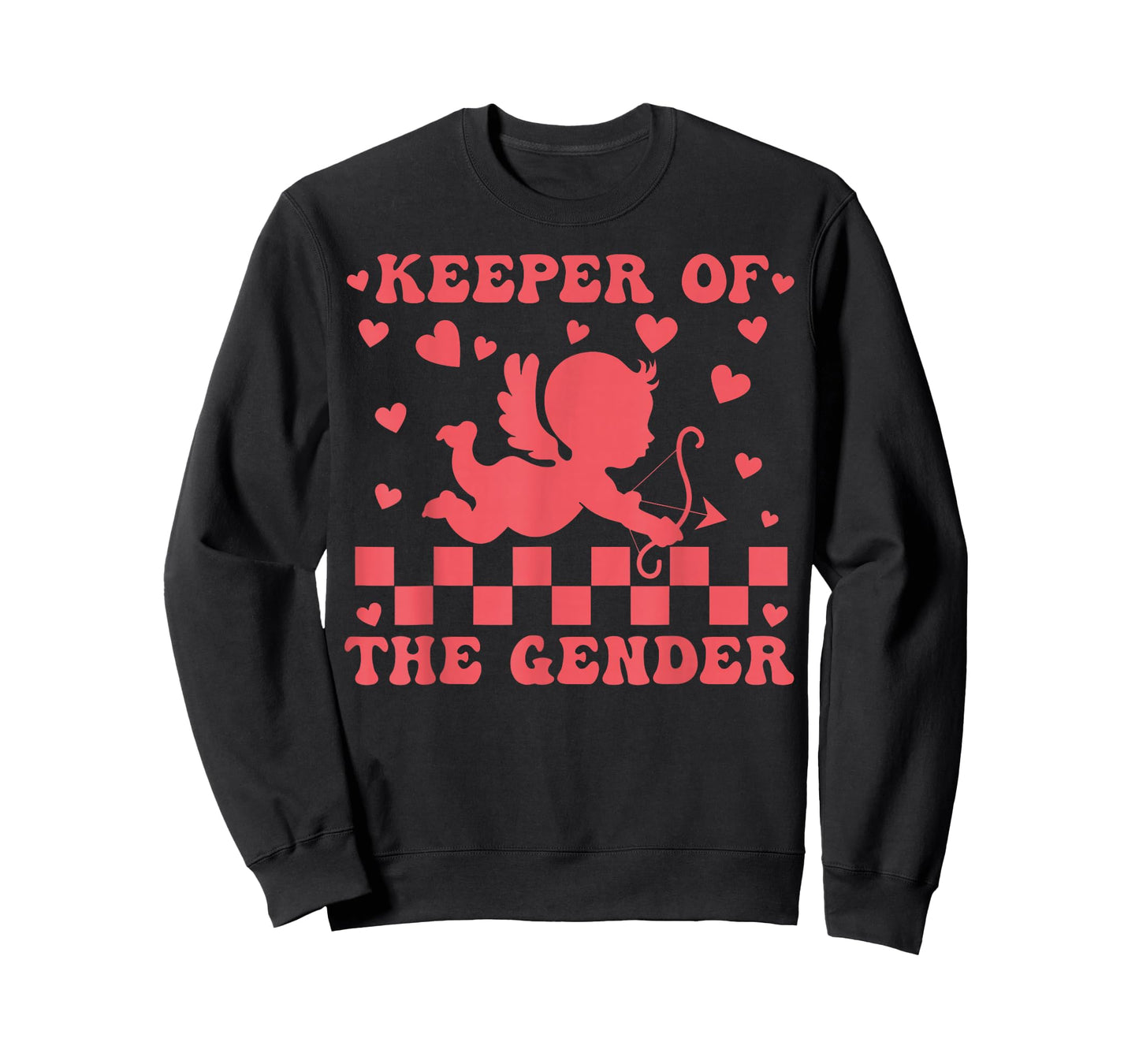 Keeper of The Gender Valentines Cupid Pregnancy Revealing T-Shirt
