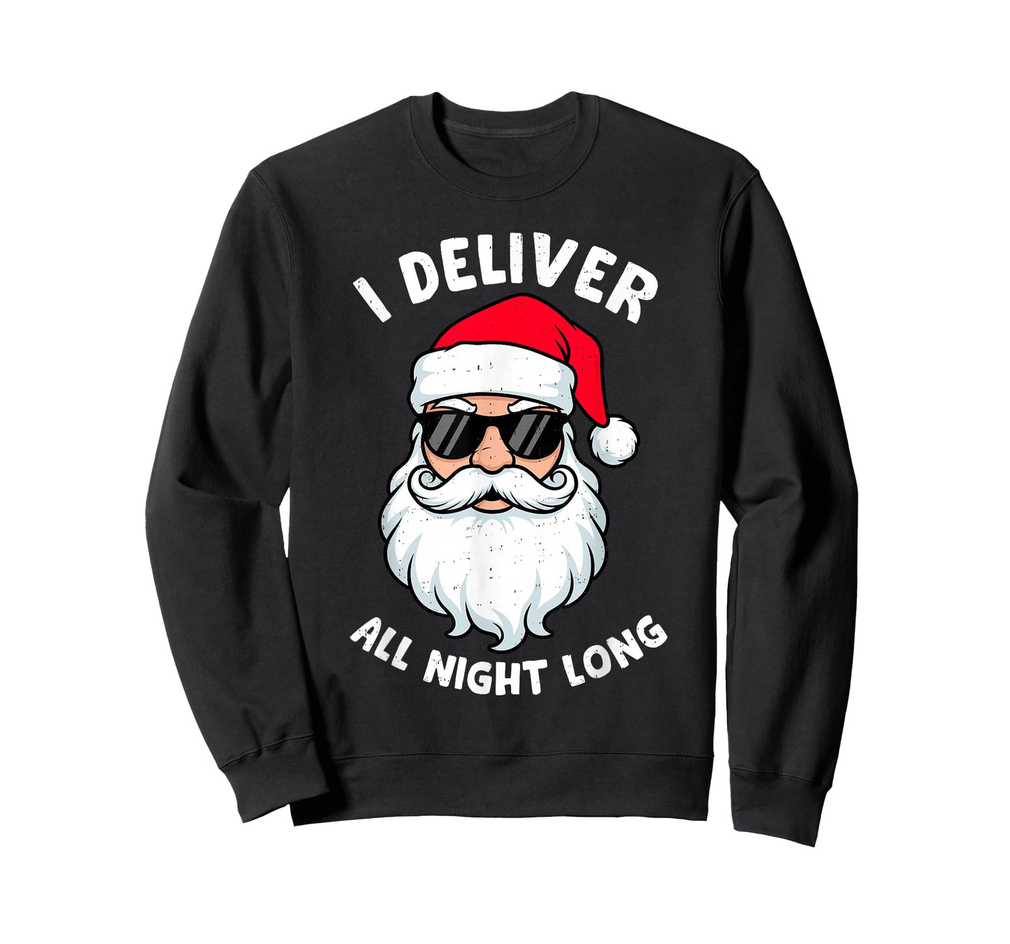 Funny Santa Claus I Deliver All Night Long Christmas Xmas T-Shirt