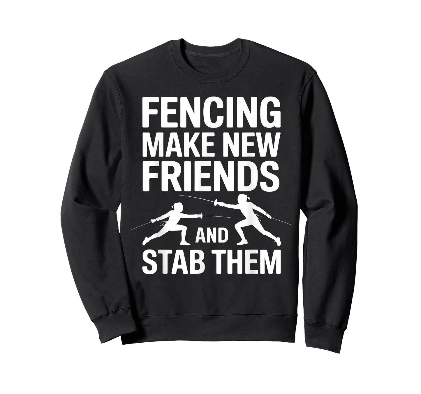 Funny Fencing Art for Men Women Kids Fencer Fencing Sport T-Shirt