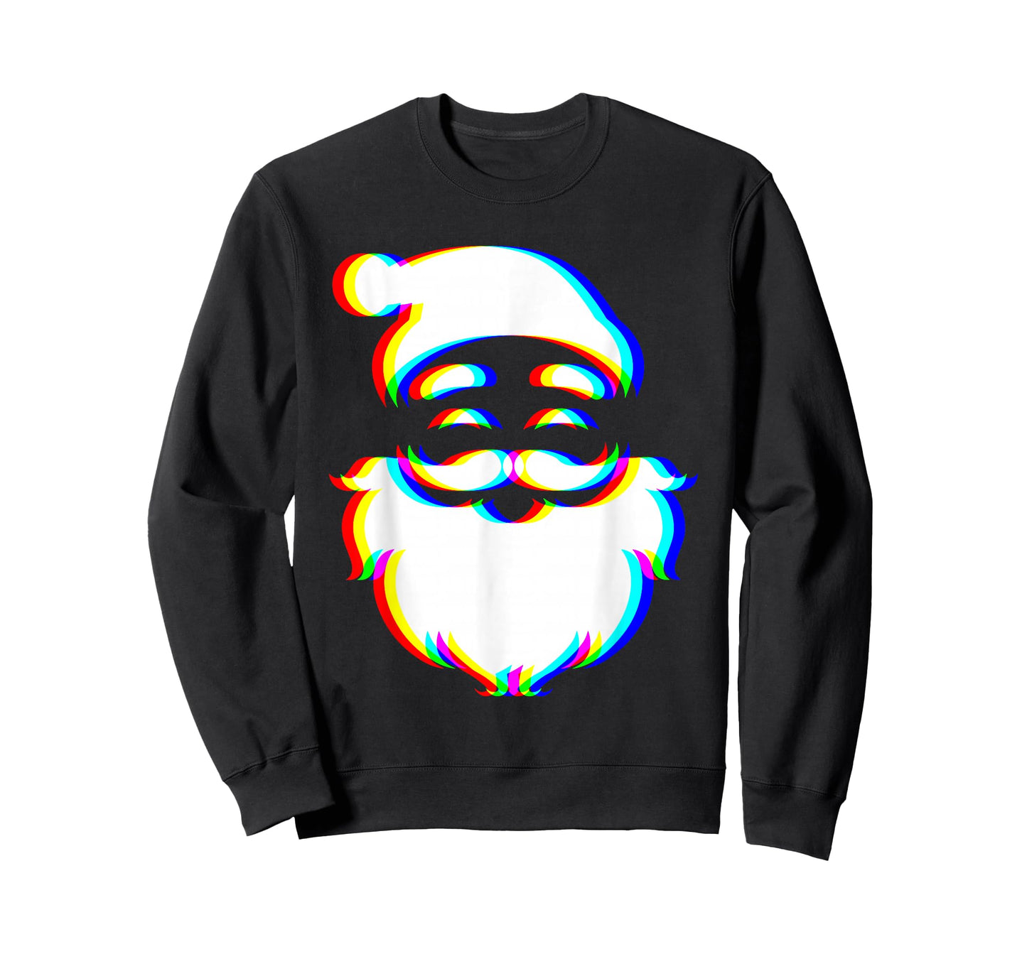 Santa Christmas Xmas Trippy Vaporwave EDM Techno Rave T-Shirt
