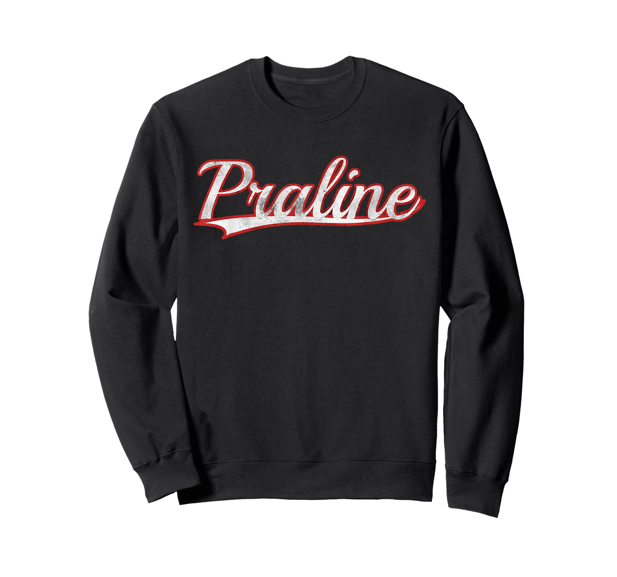Praline Candy Dessert Vintage Varsity Distressed T-Shirt