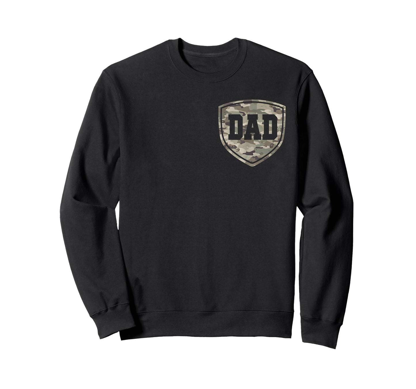 Retro Old School Camo Dad Pocket Camouflage Dad Fathers Day T-Shirt