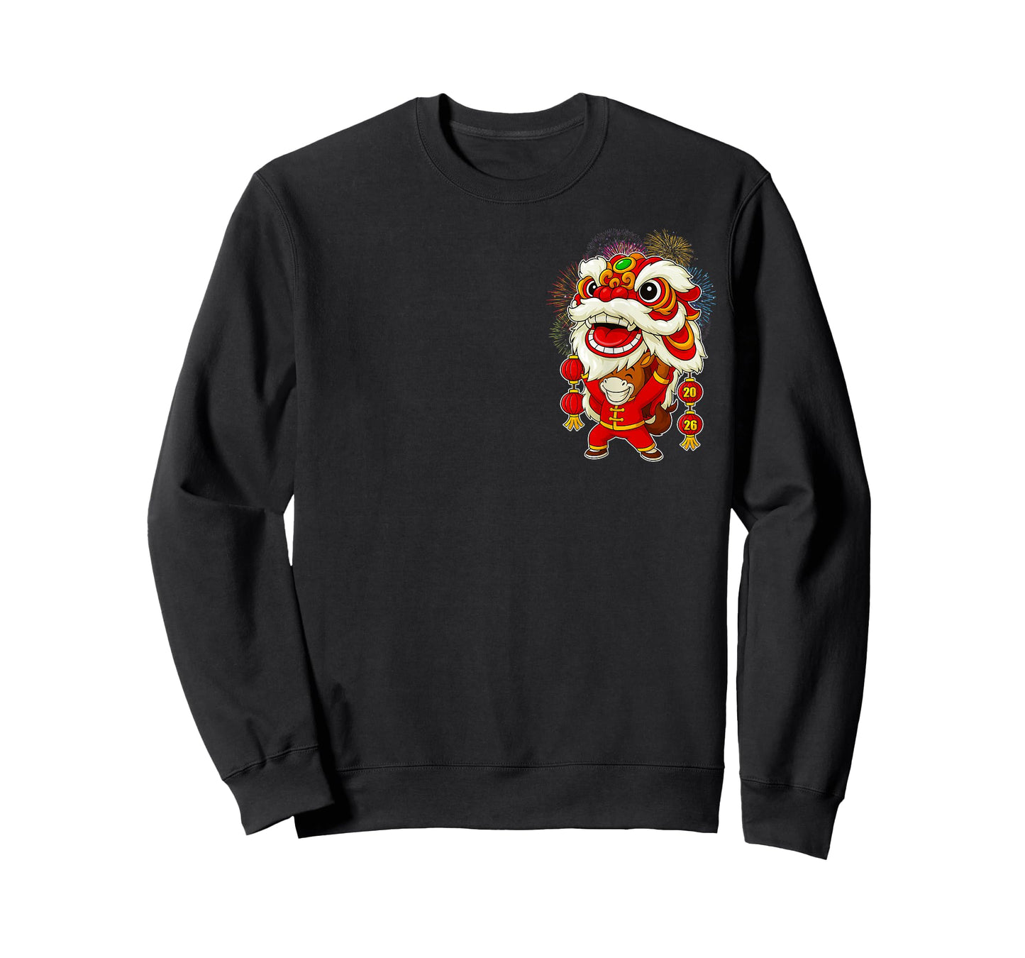 Year of The Horse Lion Dance Chinese Lunar New Year 2026 T-Shirt