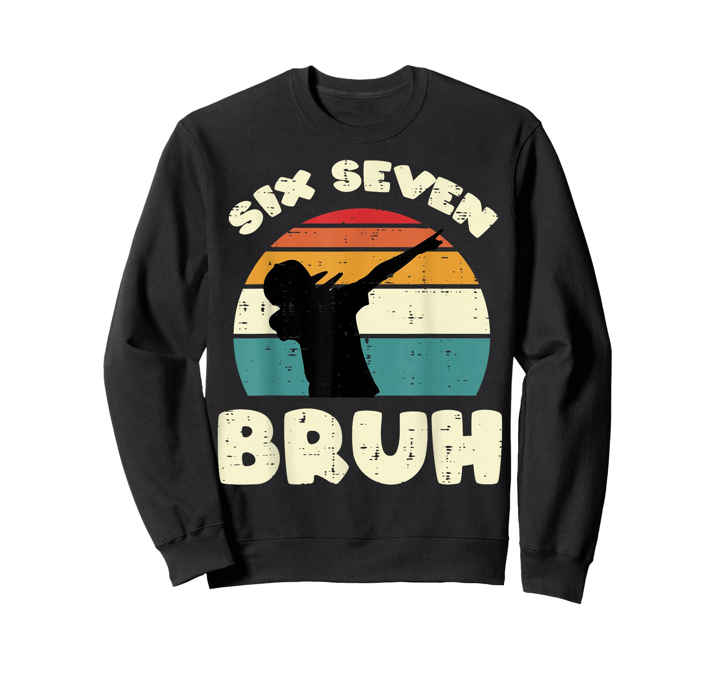Six Seven Bruh Dab Funny 67 Costume 6 7 Meme Kids Youth Boys T-Shirt