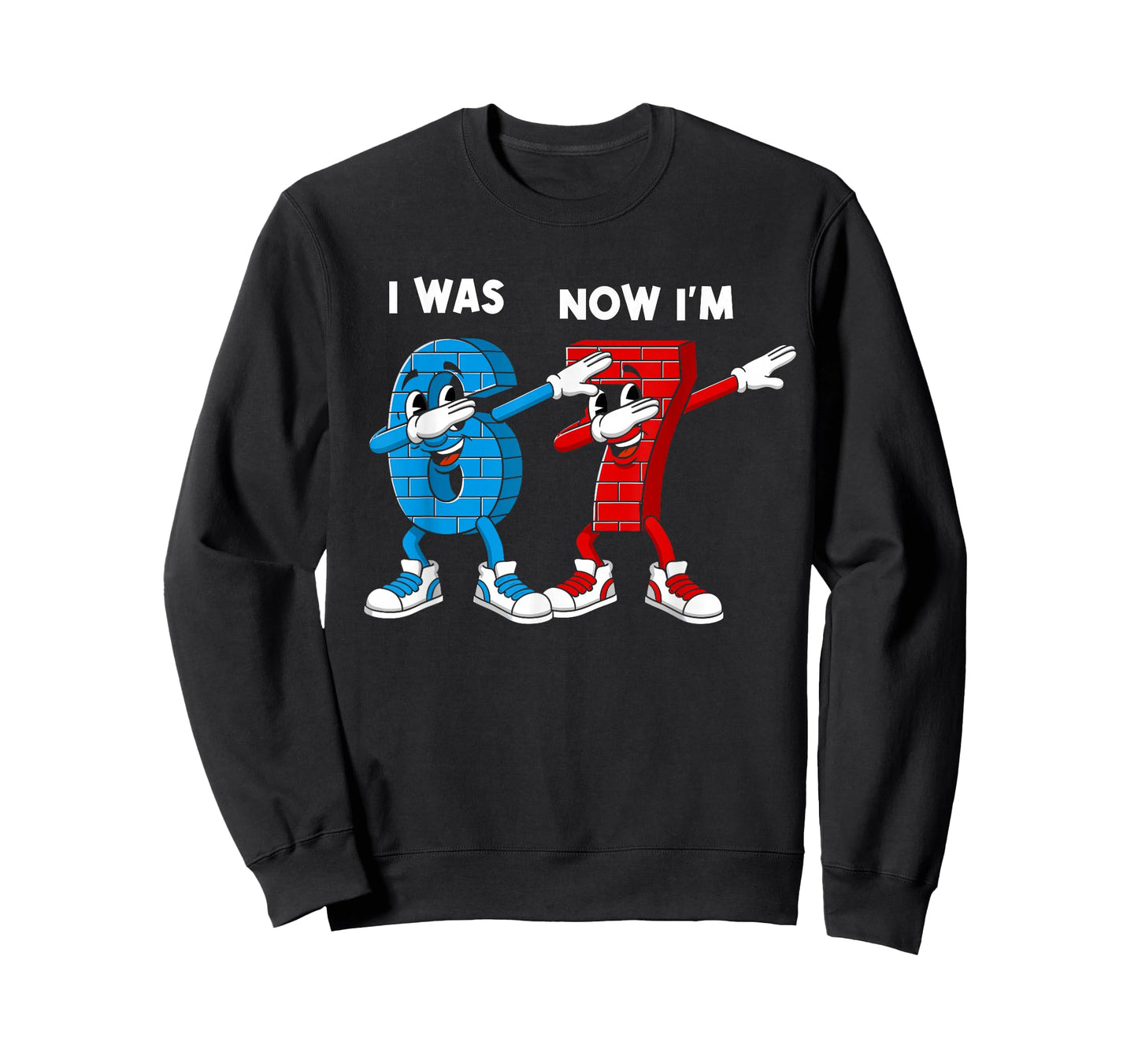 I was 6 Now I'm 7 Year Old Birthday 67 Dabbing for Kids Boys T-Shirt