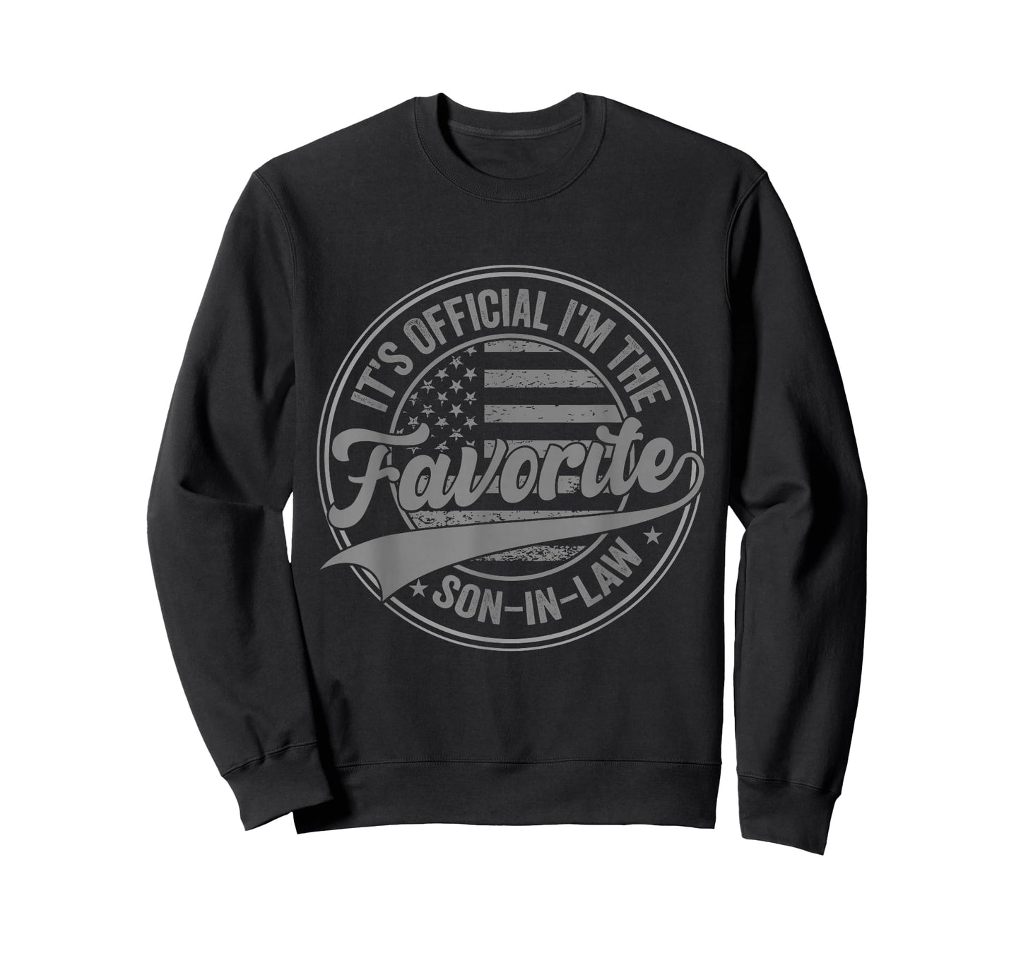 It's Official I'm The Favorite Son-in-Law Funny Vintage T-Shirt