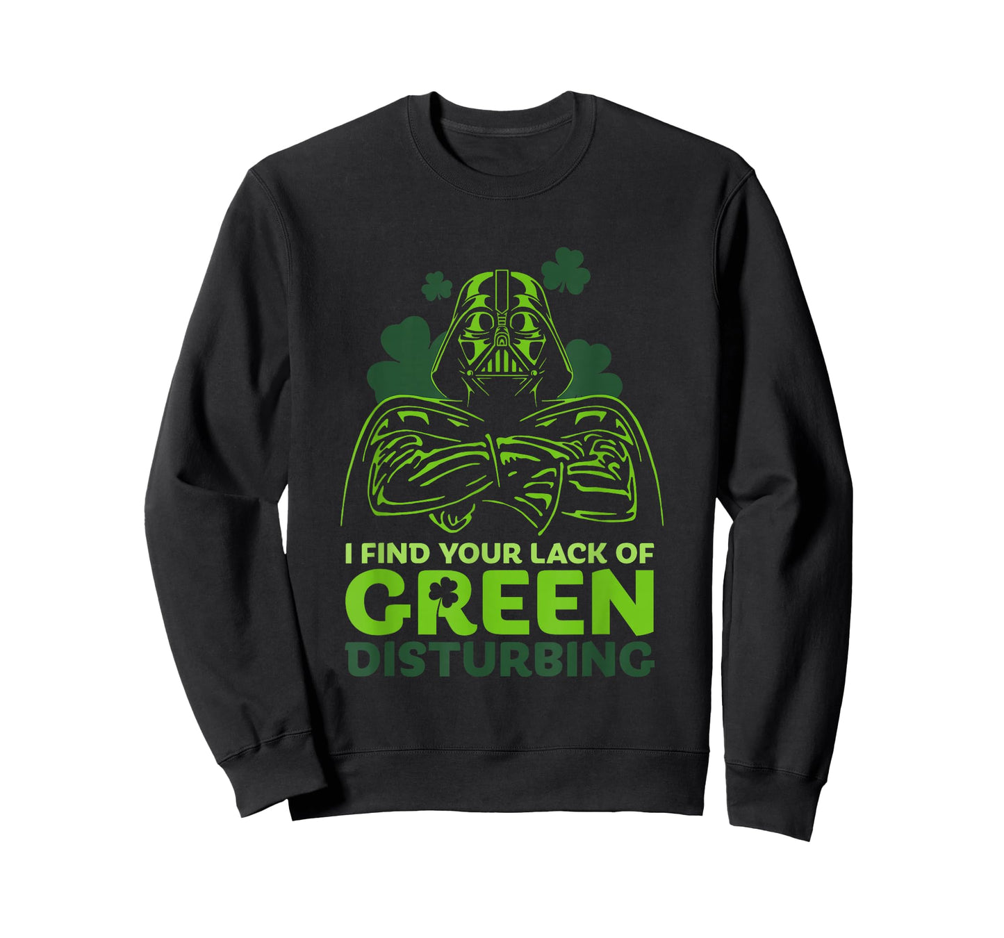 Star Wars A New Hope Holiday Darth Vader Green Clover T-Shirt