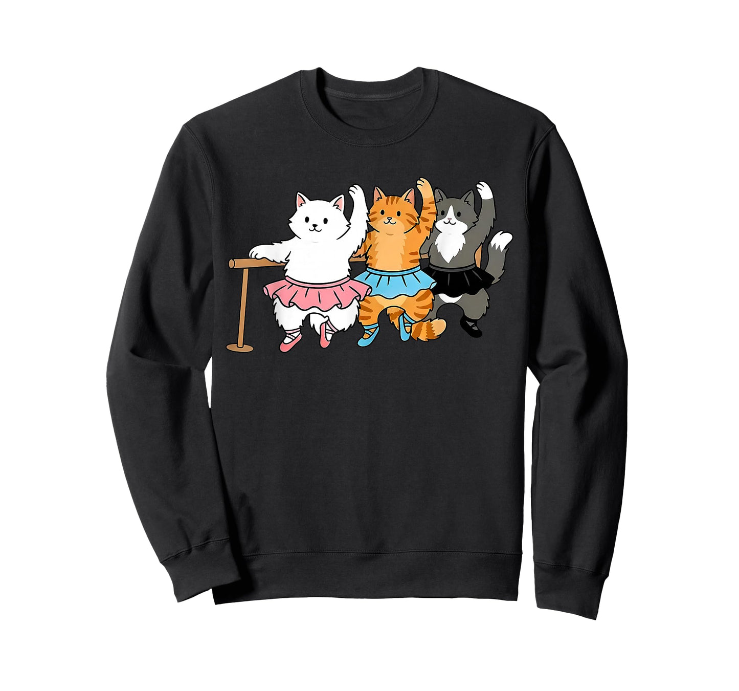 Funny Cat Dancing Ballet Ballerina Ballet Dancer Teacher T-Shirt