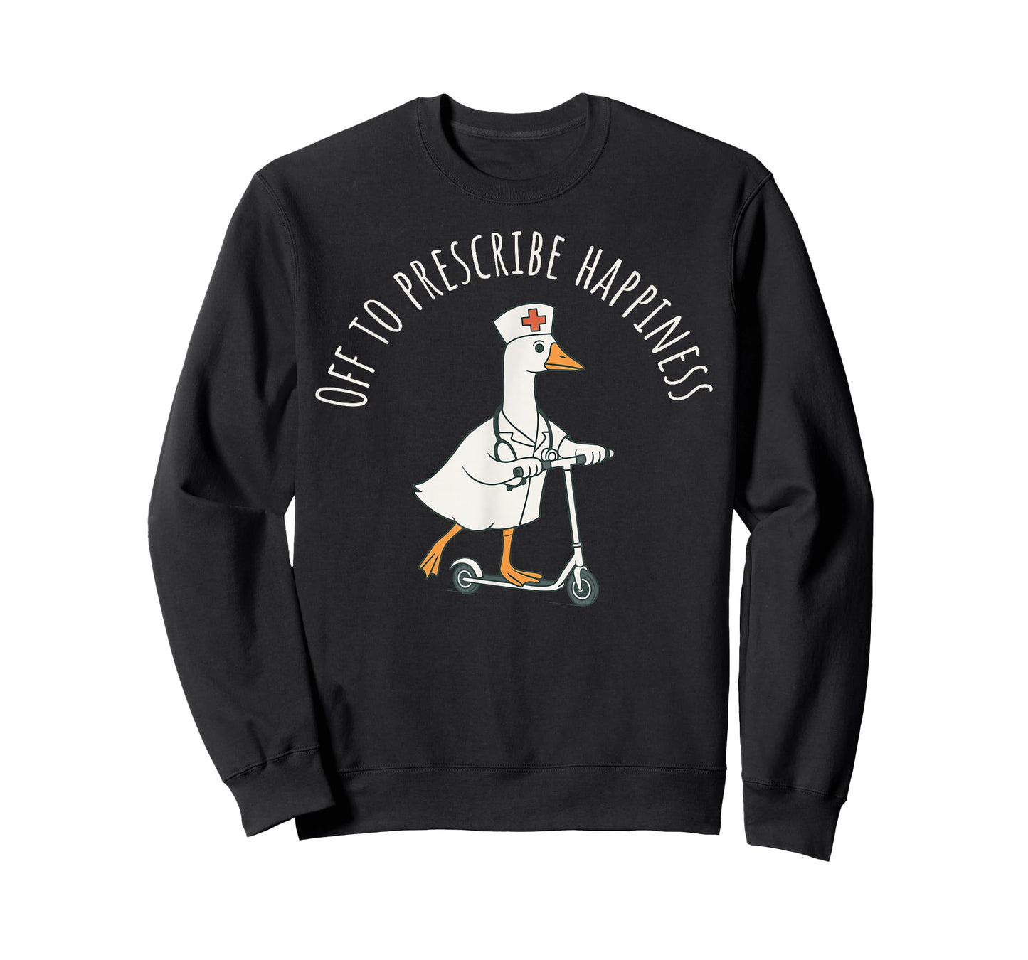 Off to Prescribe Happiness Goose Nurse Practitioner Grad T-Shirt
