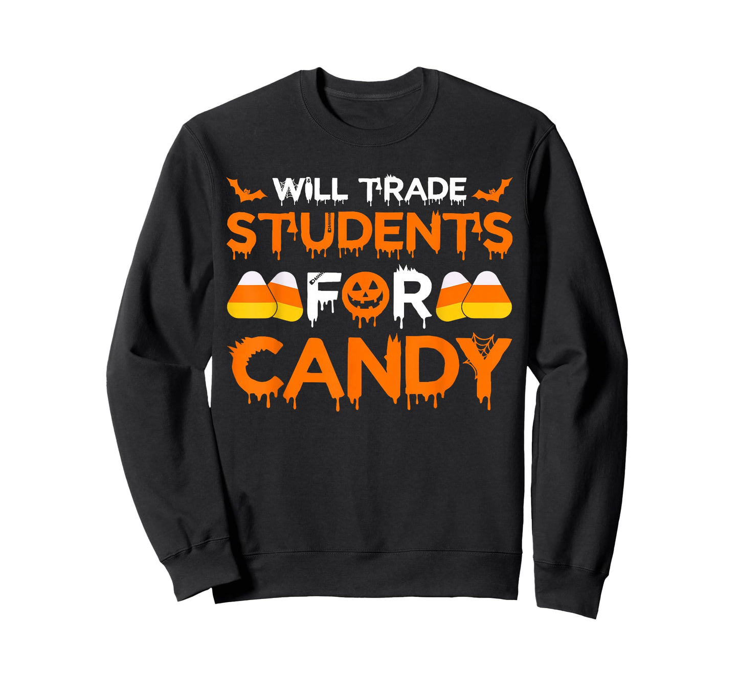 Will Trade Students for Candy Halloween Teacher School Humor T-Shirt
