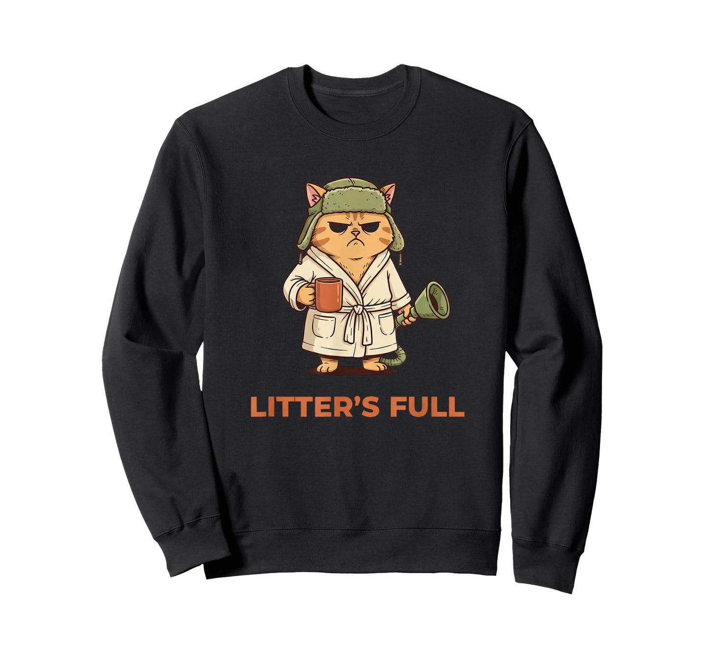 Christmas Litter's Full Funny Cat Lovers Sarcastic Holiday T-Shirt