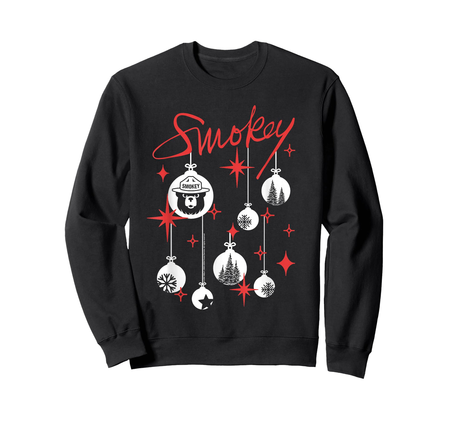 Smokey Bear Retro Christmas Ornaments Vintage PSA T-Shirt