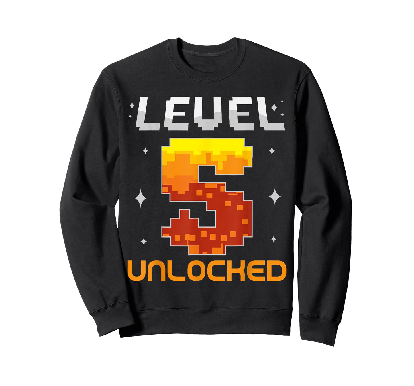 Level 5 Unlocked 5th Birthday Five Years Old Gamer Gaming T-Shirt