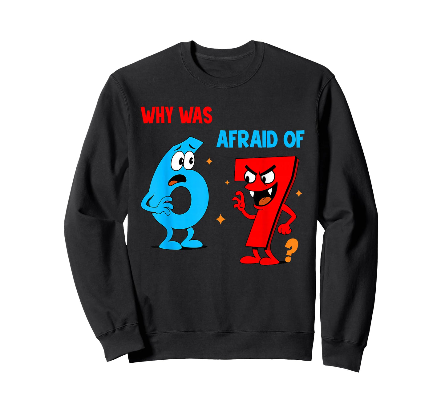 Why was 6 Afraid of 7 Funny Six Seven Meme Gen Alpha Slang T-Shirt