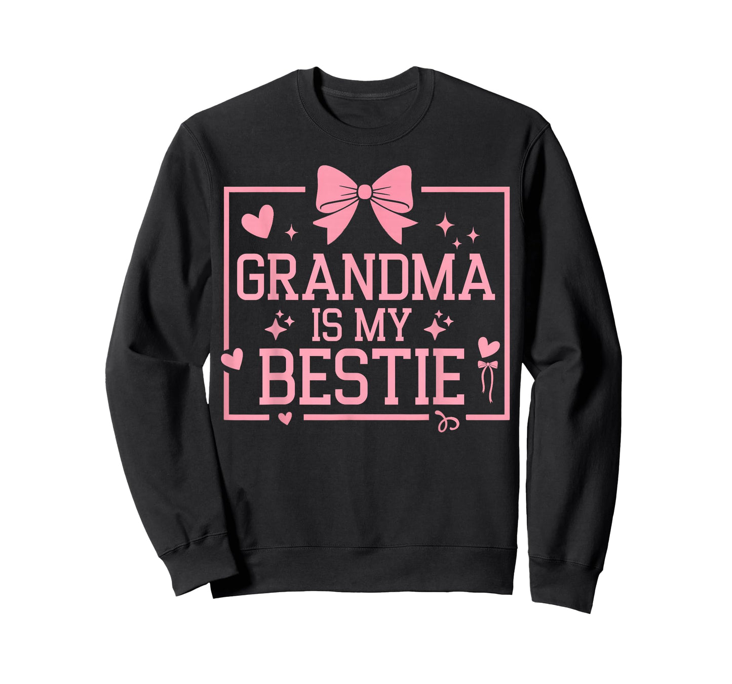 My Grandma is My Bestie Grandchild Matching Girls T-Shirt