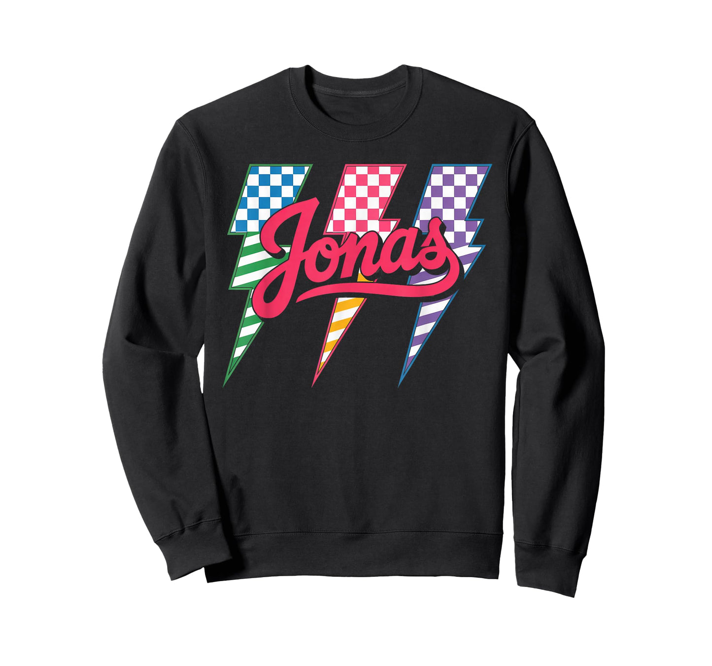Retro Jonas First Name I Love Jonas 80's Vintage T-Shirt